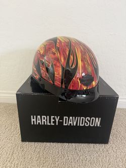 HD Gloss Black Half Helmet (L)
