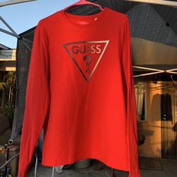 Guess Red Long Sleeve 