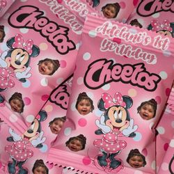 Minnie Mouse custom chip bags
