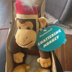 Chattering Monkey Plush 