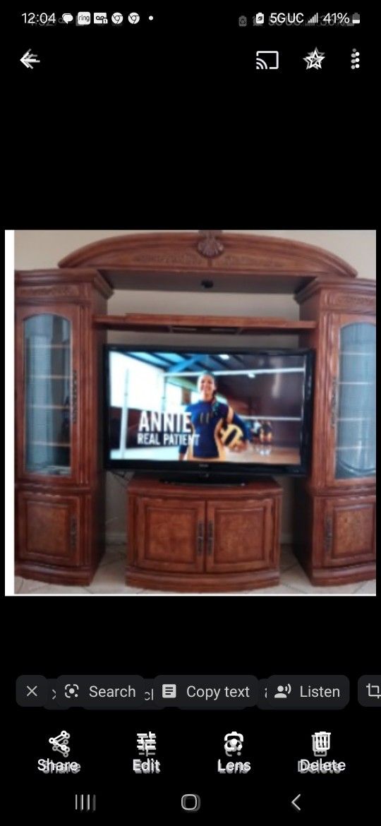 Large Entertainment Center