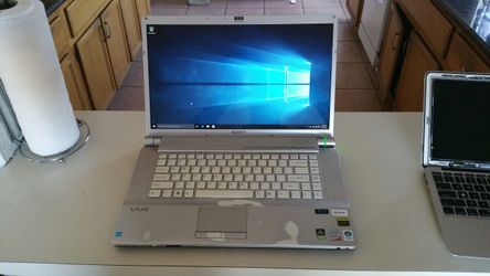 Very fast sony vaio media center laptop. 16" 1080p 4gb super fast