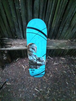 Boba Fett baby Yoda skateboard deck