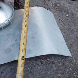 Aluminum sheet metal. 1 foot x 18"