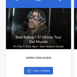 Bad Bunny tickets 