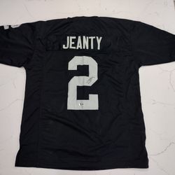 Ashton Jeanty Signed Jersey