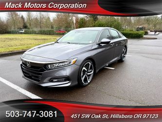2018 Honda Accord Sport New Tires Back Up Camera 35-MPG