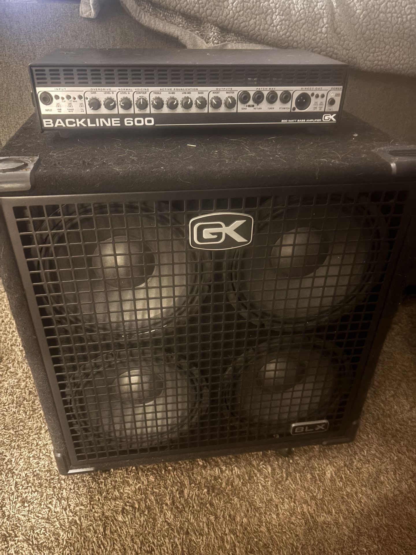 Bass Amp Head And Cab