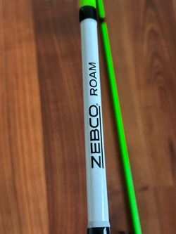 Zebco Roam Fishing Rod and Reel Combo (6’, 2pc, Medium light, Fishing line)