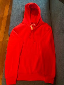 🔥 Red Supreme Hoodie – Size Large
