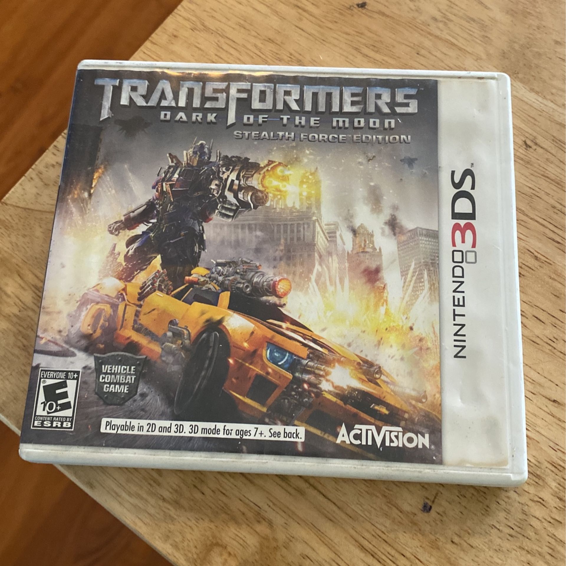 Transformers Dark Of The Moon Nintendo 3DS