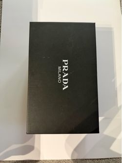 Prada white sneakers size UK 10