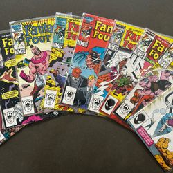 59 Issues Lot Fantastic Four Late 80’s Early 90’s Books VF-Mint Spiderman Black Panther Avengers And More