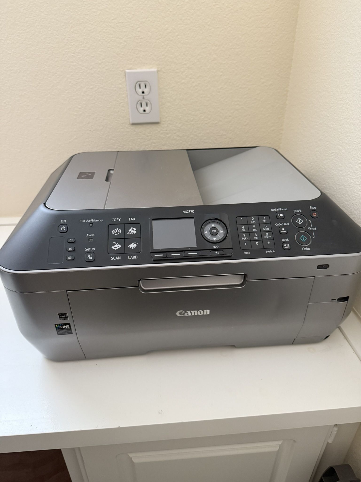 Canon Mx870 Printer