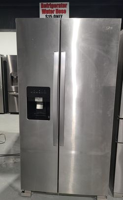 Whirlpool Side-by-Side Stainless Steel Fridge
