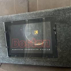 boston bandpass subwoofer system