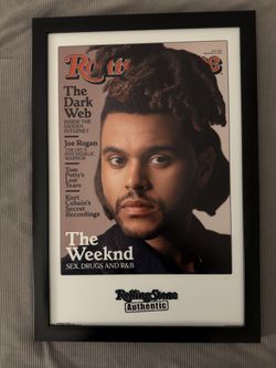 Rolling Stone “The Weeknd” Framed Cover Art