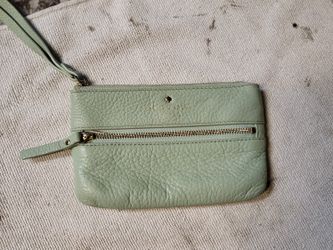 Kate Spade Light Green Wristlet 