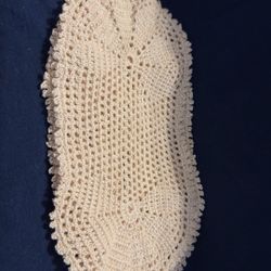 Crochet Doily/ Mantelito Set Of 3 (Long)