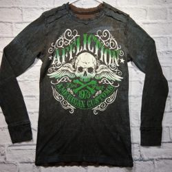 AFFLICTION REVERSIBLE THERMAL SHIRT 