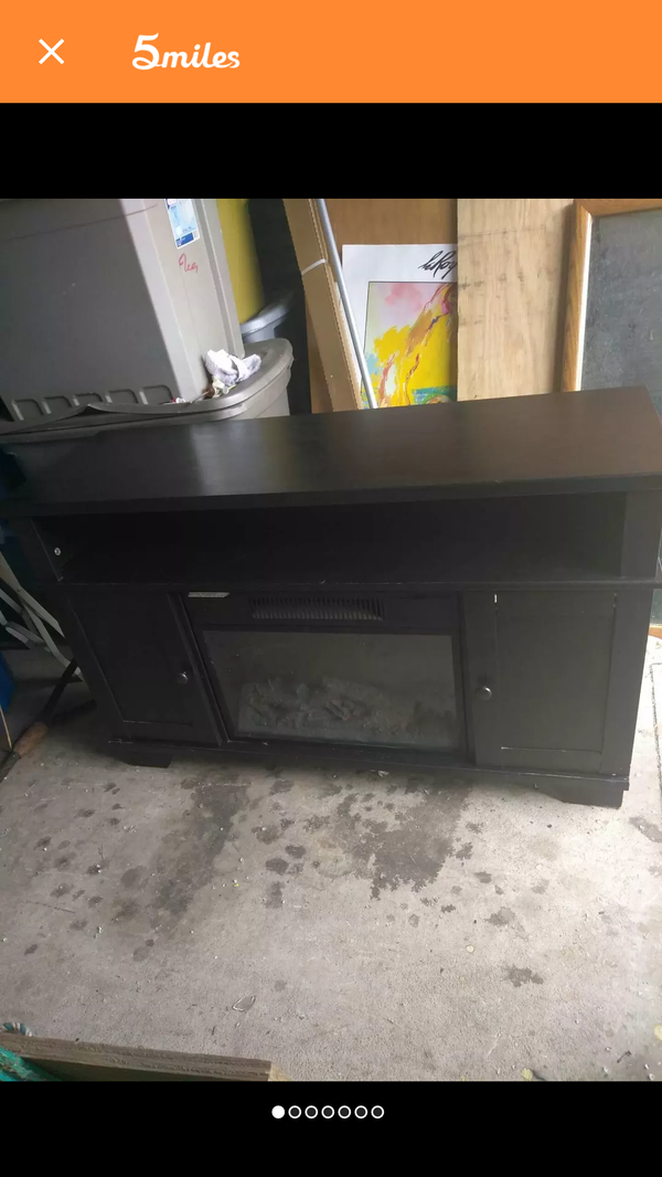 Masterflame Hamilton All In 1 Media Electric Fireplace Heater Tv