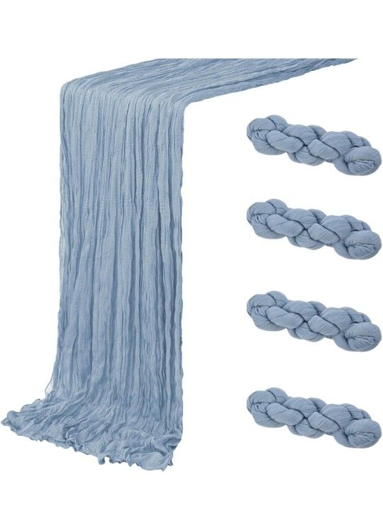 Dusty Blue 5 Pack Each Measures 5 Feet 11 Inches