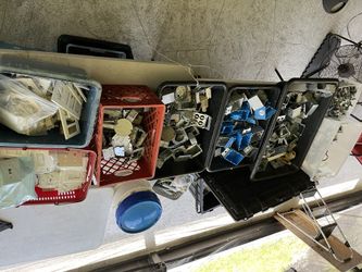 Large Collection Of Brand New Electrical Parts Plugs Covers Boxes Connectors