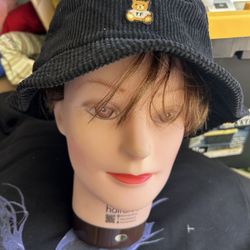 Teddy Fresh black bucket hat one size fits most adult as is condition