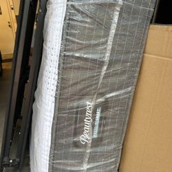 Adjustable Queen Size Bed Frame and Mattress 