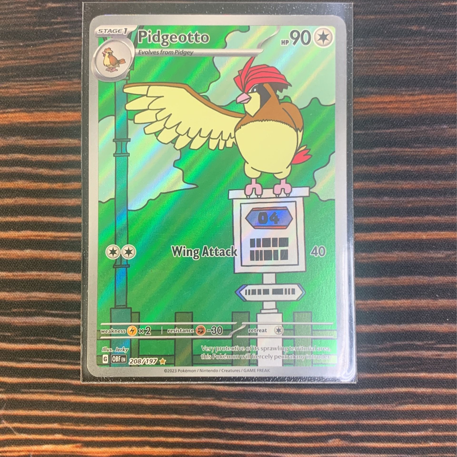 Pidgeotto - 208/197 - SV03: Obsidian Flames (OBF) Pokemon Card Single
