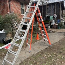 2 Werner Ladder's  -  28ftAluminum  , 8ft Fiberglass 