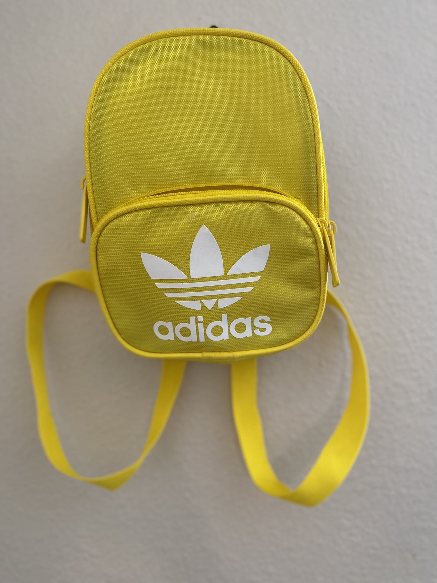 Small Adidas Yellow Backpack