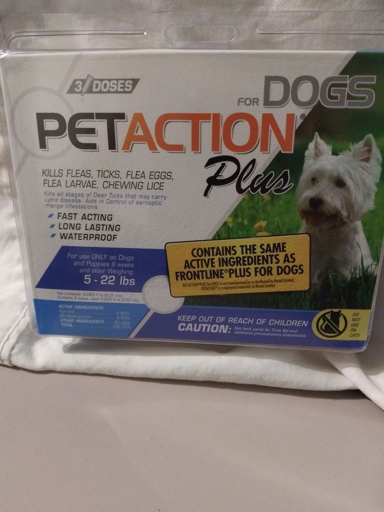 Pet action plus 5 to 22 pound dog