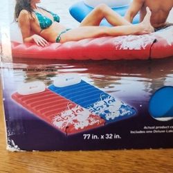 2013 NIB Rare Coleman SEVYLOR Deluxe Lake Mattress Air Tight Float 