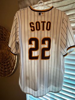 MLB authentic San Diego Padres home pinstripe Juan Soto jersey $40 size medium