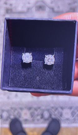 Moissanite Diamond Stud Earrings