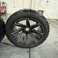 22in Universal Dodge Rims And Tires