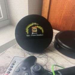 Amazon Echo Spot (newest model), Great for nightstands, offices and kitchens, Smart alarm clock with Alexa, Black 