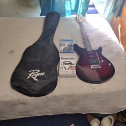  Rocksmoth PS4 Game Cable And Roque Guitar 
