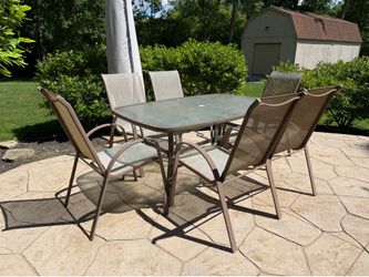 Patio table and chairs