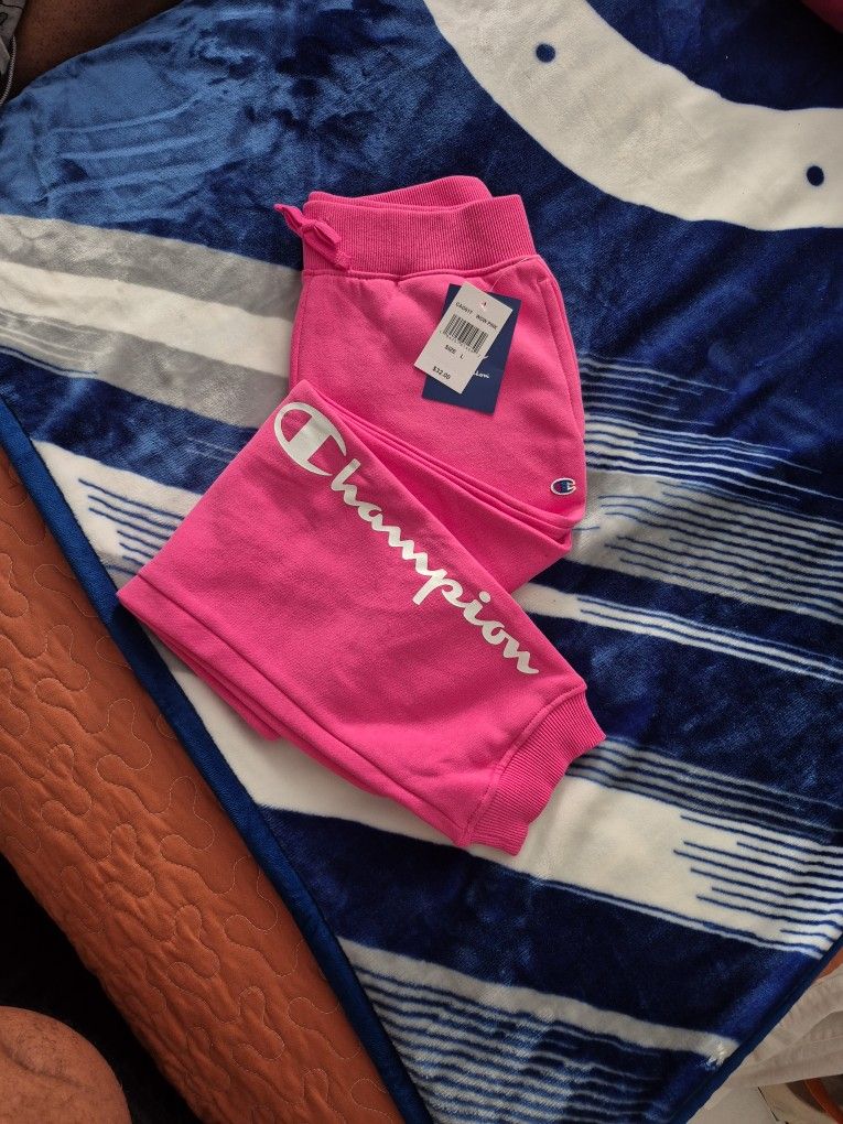 NEW Girls CHAMPION joggers/Large