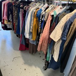 Garage Sale Is over. I Still Have It Set Up And Have Lots Of Great Items,  Vintage And Designer Women’s Clothing Petite Sizes
