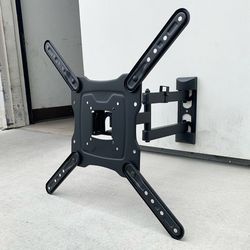 (NEW) $19 TV Wall Mount for 17-55 Inches, Full Motion Swivel Tilt VESA 400x400mm, Max Weight 66Lbs