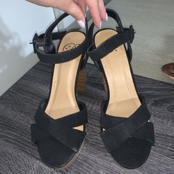 Sexy Black Heels Women’s Size 6.5