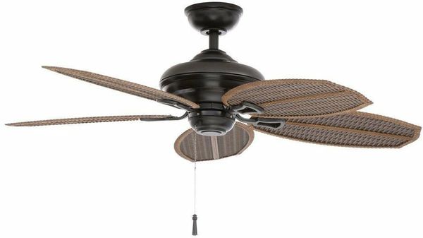 Hampton Bay Indoor Outdoor Ceiling Fan The Palm Leafs Very Nice For Hampton Bay Indoor Outdoor Ceiling Fan The Palm Leafs Very Nice