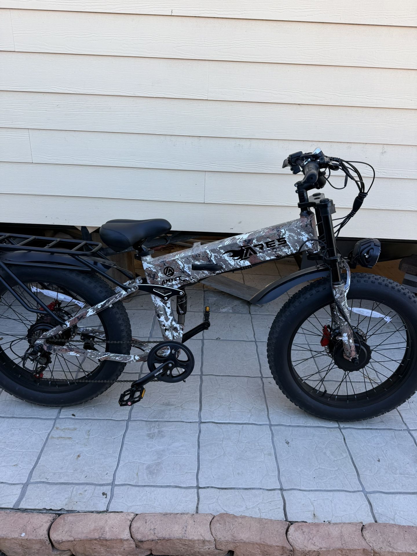 AMYET Dual Motor Folding Electric Bike Adults