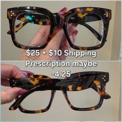 TORTOISE PRESCRIPTION EYEGLASSES FRAME