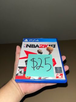 PlayStation PS4 PS5 video Game nba 2k18 basketball
