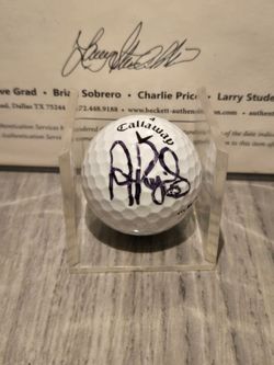 Albert Pujols Sogned Golf Ball Beckett Authenticated