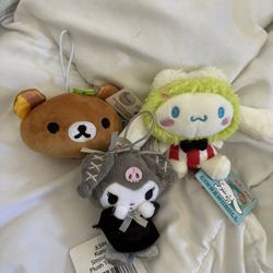sanrio mini plush lot